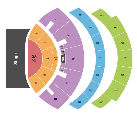 The Colosseum At Caesars Palace The Killers Seating Chart